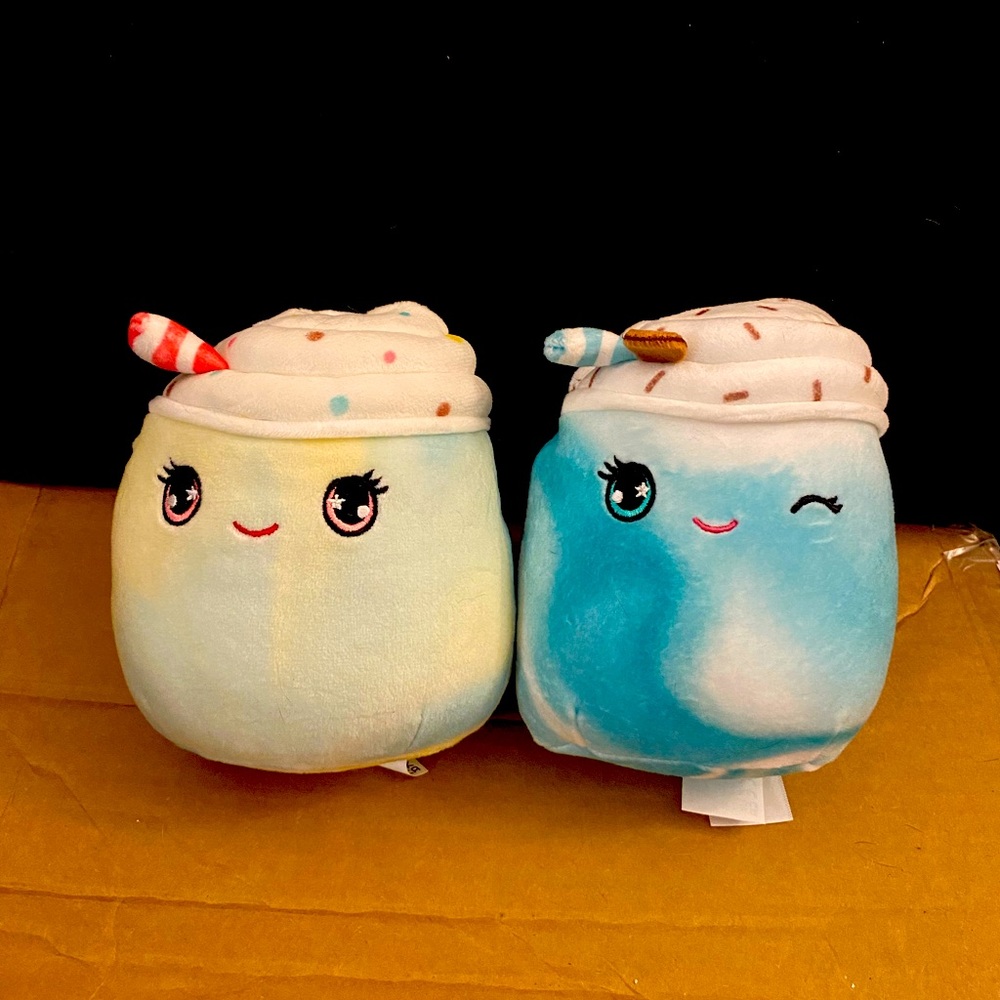 NWT Mystery Mint and Mystery Drink Squishmallows